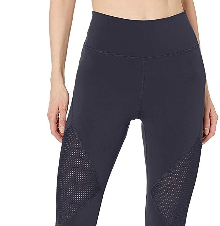 Adidas Women's Believe This High-Waist 3-Stripe Leggings Dark Blue Size Extra Small