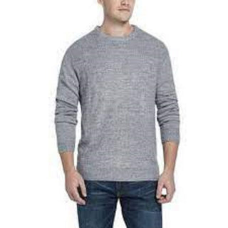 Weatherproof Vintage Men's Waffle Knit Sweater Gray Size XX Large