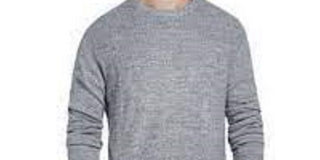 Weatherproof Vintage Men's Waffle Knit Sweater Gray Size XX Large