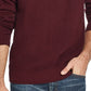 Weatherproof Vintage Men's Sweater 1/2 Zip Waffle Knit Pullover Red Size XX-Large