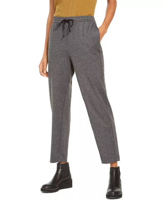Eileen Fisher Women's Cropped Pull On Pants Grey Size X-Large