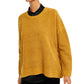 Eileen Fisher Women's Crewneck Organic Cotton Sweater Yellow Size Petite Medium