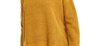 Eileen Fisher Women's Crewneck Organic Cotton Sweater Yellow Size Petite Medium