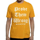 Sean John Men's Prove Them Wrong T-Shirt Brown Size Small
