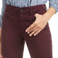 JEN7 by 7 For All Mankind Women's Sateen Ankle Skinny Jeans Dark Beige Size 10