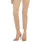 JEN7 by 7 For All Mankind Women's Sateen Ankle Skinny Jeans Dark Beige Size 2