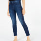 Jen 7 by 7 For All Mankind Women's Tuxedo Ankle Skinny Jeans Blue Size 12