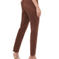 Tommy Hilfiger Women's Faux Suede Slim Pants Brown Size 6