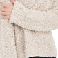 Hippie Rose Juniors' Textured Cowl-Neck Sweater Beige Size X-Small