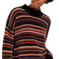 Hippie Rose Juniors' Chenille Mock-Neck Sweater Beige Size Extra Large