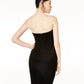 Emerald Sundae Juniors' Strapless Bandage Dress Black Size Medium