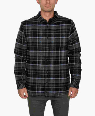 O'Neill Men's Redmond Lined Flannel Black Size Medium