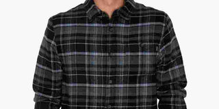 O'Neill Men's Redmond Lined Flannel Black Size Medium