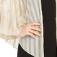 INC International Concepts Women's Cropped Metallic Shrug Beige Size Regular