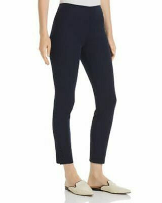 Theory Women's Ankle-Snap Cropped Leggings Blue Size 8