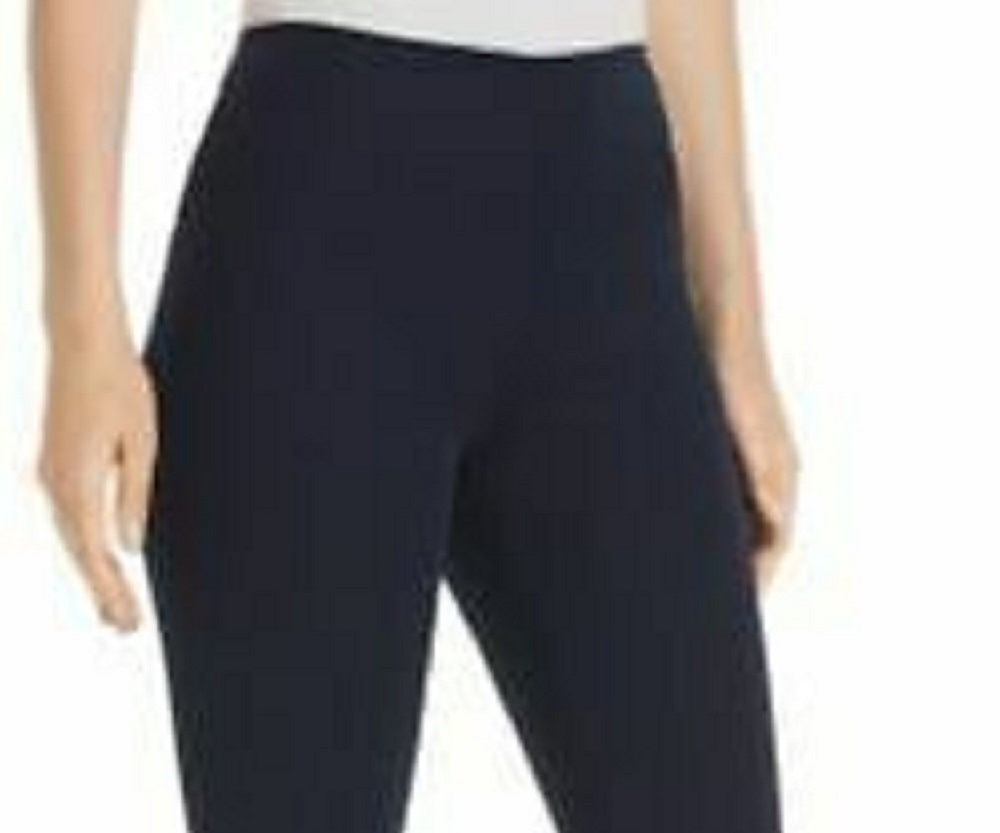 Theory Women's Ankle-Snap Cropped Leggings Blue Size 8