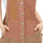 Dickies Women's Cotton Corduroy Overall Dress Cocoa Size Large