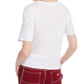 Dickies Women's Cotton Logo T-Shirt White Size Small