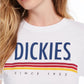 Dickies Women's Cotton Logo T-Shirt White Size Small