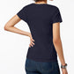 Tommy Hilfiger Women's Cotton Scoop Neck T-Shirt Navy Size Large
