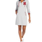 Tommy Hilfiger Women's Hooded Sweatshirt Dress Gray Size Large