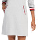 Tommy Hilfiger Women's Hooded Sweatshirt Dress Gray Size Large
