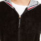 Tommy Hilfiger Women's Faux-Sherpa Hoodie Black Size Medium