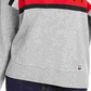 Tommy Hilfiger Women's  Colorblocked Crewneck Sweater Gray Size Medium