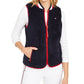 Tommy Hilfiger Women's Sherpa Vest Navy Size Medium