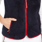 Tommy Hilfiger Women's Sherpa Vest Navy Size Medium
