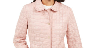 Kate Spade New York Women's Quilted Jacket Pink Size Large