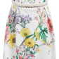 Monteau Big Girl's Embellished Floral Print Dress White Size Large