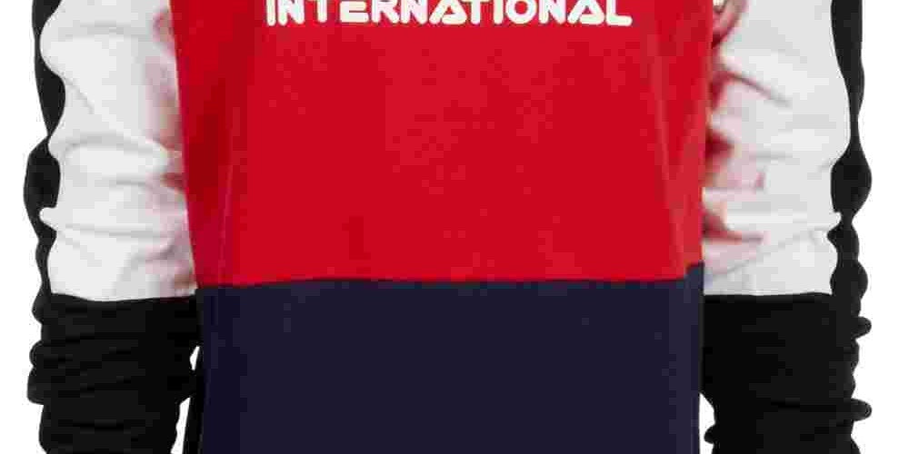 Fila Men's Bravo Logo Sweatshirt White Size Medium