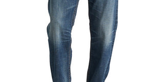 Silver Jeans Co Men's Zac Relaxed Straight Fit Stretch Jeans Blue Size 32X30