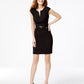 Calvin Klein Women's Buckled Sheath Dress Black Size 4