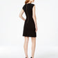 Calvin Klein Women's Buckled Sheath Dress Black Size 4