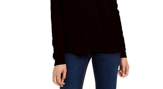 Planet Gold Junior's Crewneck Sweater Black Size X-Large