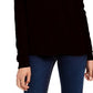 Planet Gold Junior's Crewneck Sweater Black Size X-Large