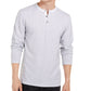 Guess Men's Dotted Henley White Size XX-Large
