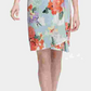 Calvin Klein Women's Floral Print Faux Wrap Dress Blue Size X-Large