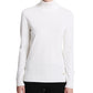 Calvin Klein Women's Turtleneck Sweater White Size Medium
