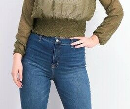 Love, Fire Women's Solid Smocked Top Green Size Small