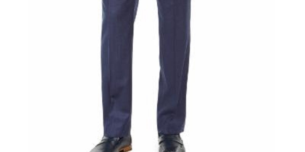 Ralph Lauren Men's Norton Wool Blend Classic Fit Dress Pants Navy Size 33X30