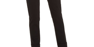 Calvin Klein Women's X Fit Slim Fit Dress Pants Black Size 10