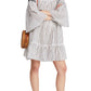 Free People Women's Lola Embroidered Minidress Black Size X-Small