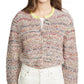 Free People Women's Walk On By Cardigan Multi Combo White Size Small