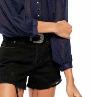 Free People Women's Cool Meadow Top Navy Size Medium