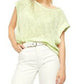 Free People Women's Halo Stripe Tee Green Size Small