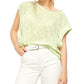 Free People Women's Halo Stripe Tee Green Size X-Small