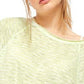 Free People Women's Halo Stripe Tee Green Size X-Small
